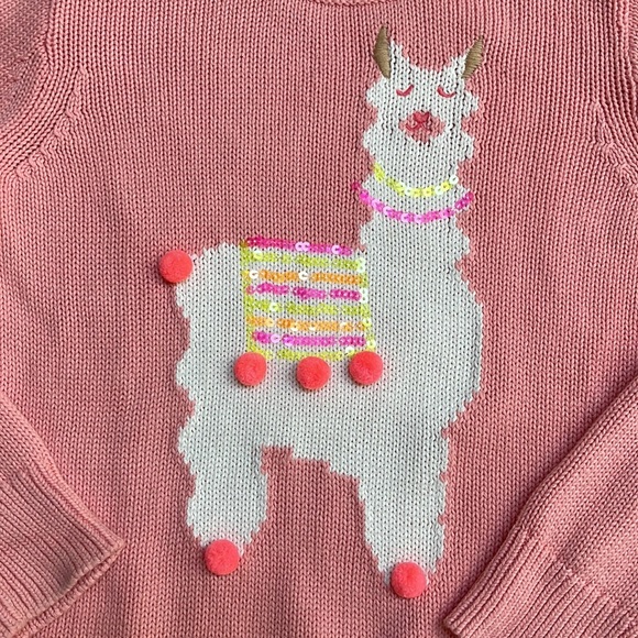 J Crew Girls Llama Sweater - Picture 2 of 7
